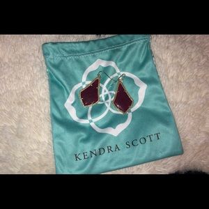 Kendra Scott- Alex gold drop earrings